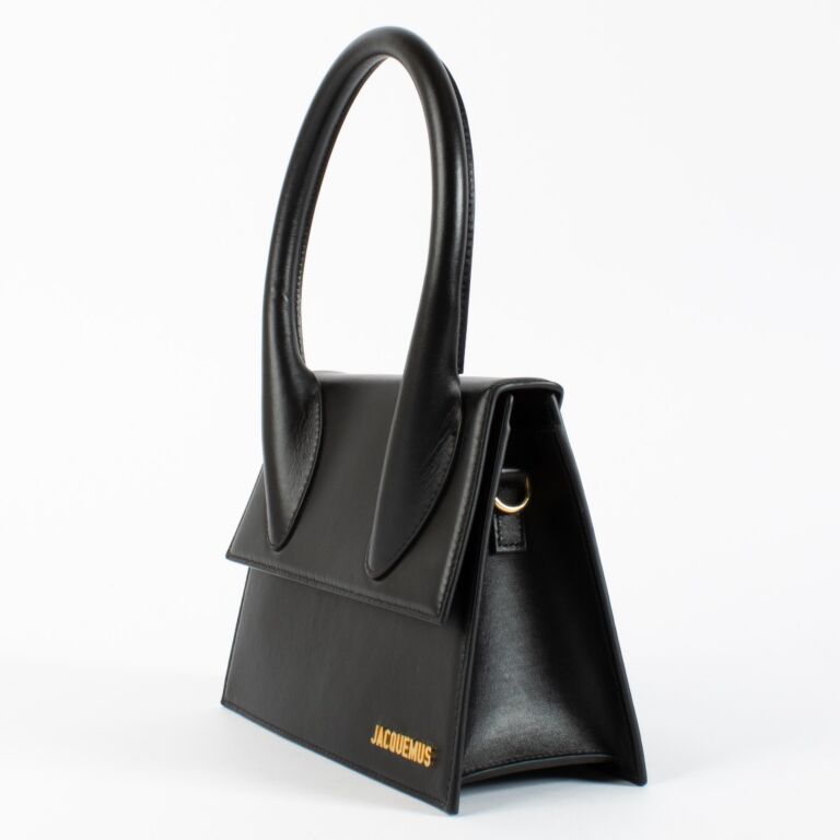 Jacquemus Black Le Grand Chiquito Top Handle ○ Labellov