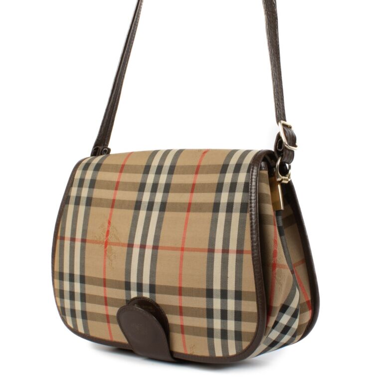 Burberry haymarket hotsell check crossbody bag
