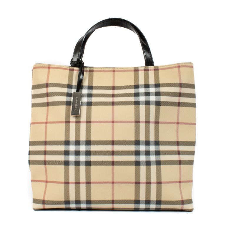 Burberry classic sales tote bag