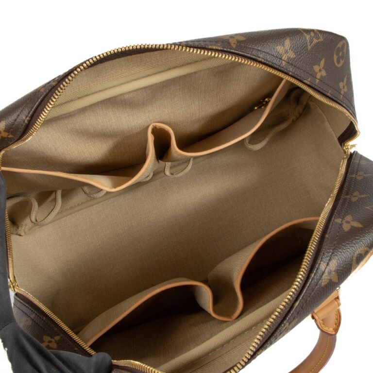 【希少】 LOUIS VUITTON LV Monogram Deauville Vintage バッグ Louis Vuitton Deadstock Vintage Deauville Bag – Dina C's Fab