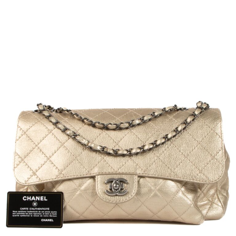 Chanel large shopping gold m on sale