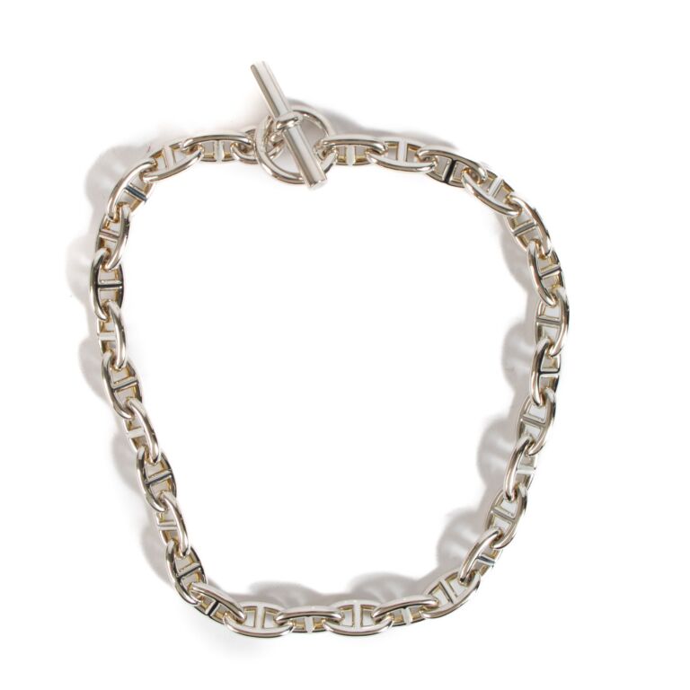 pasta　Hermès vintage Chaine d'ancre pasta Hermès vintage Chaine d'ancre Hermès Chaine D'Ancre