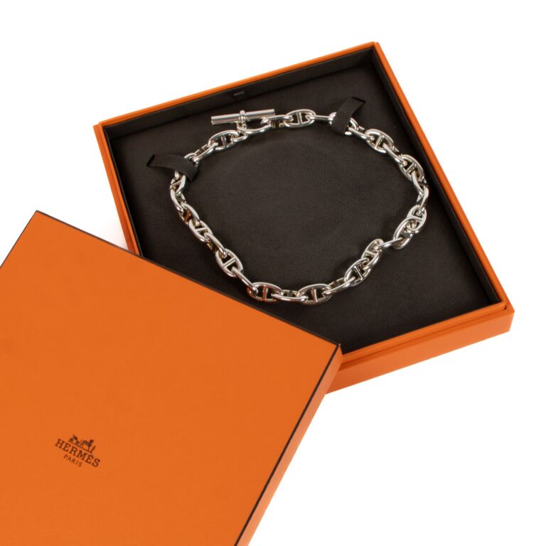 HERMES Chaine d'Ancre Necklace ヴィンテージ 貴重 HERMES Chaine d'Ancre Necklace ヴィンテージ 貴重