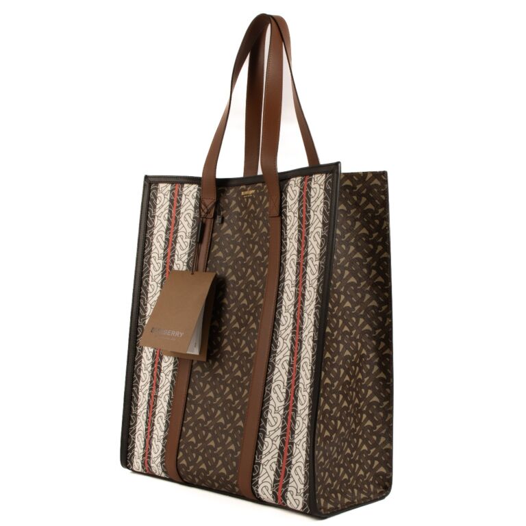Burberry monogram tote bag outlet