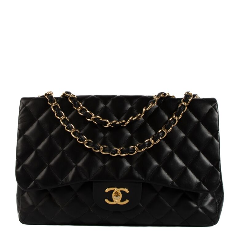 Chanel medium discount flap lambskin