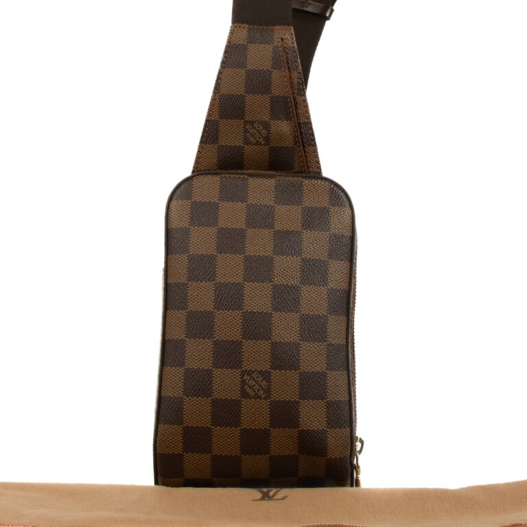 Louis Vuitton Damier Ebene Canvas Geronimos Crossbody Labellov