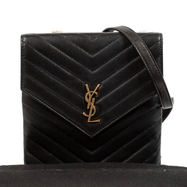 Ysl black flap bag new arrivals