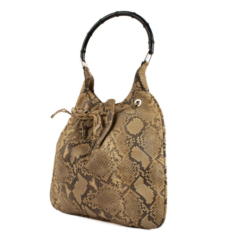 Gucci snakeskin hobo bag deals
