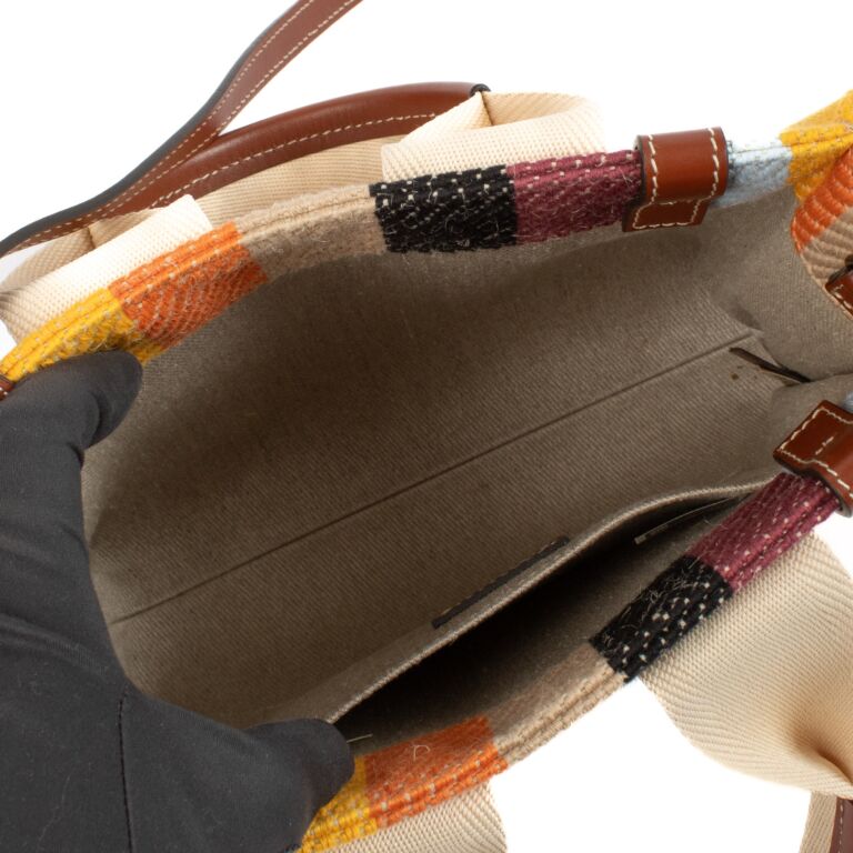 【送料&関税込】ChloAC Multicolor Linen Woody Shopping Bag Chloé Woody Multicoloured Medium Tote Bag | Liberty