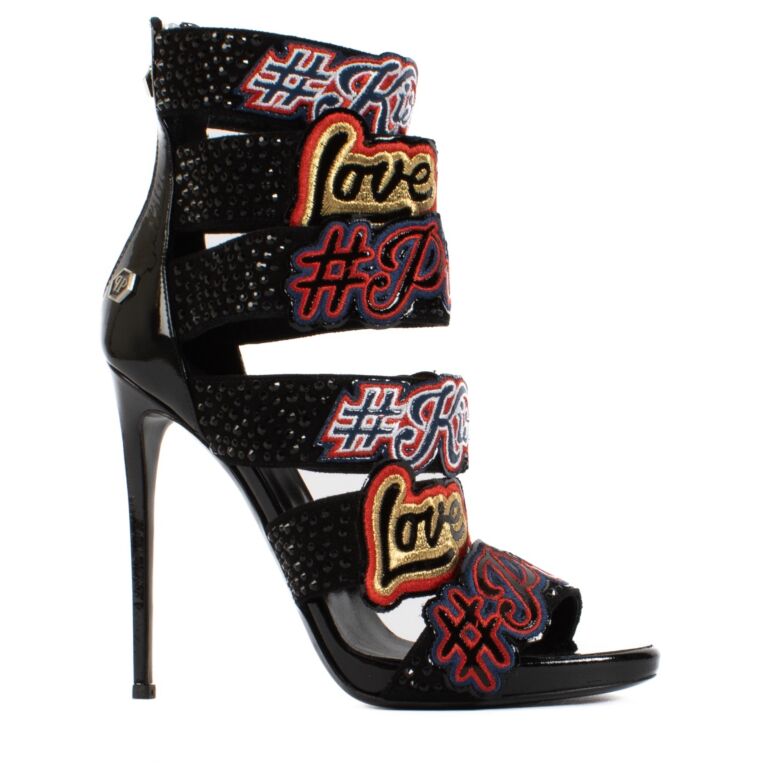 Philipp Plein Black Heels Size 38 Labellov Buy and Sell Authentic Luxury