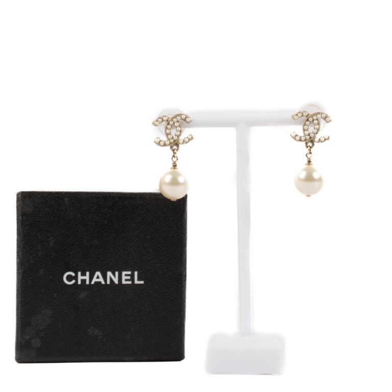 Chanel name drop earrings clearance