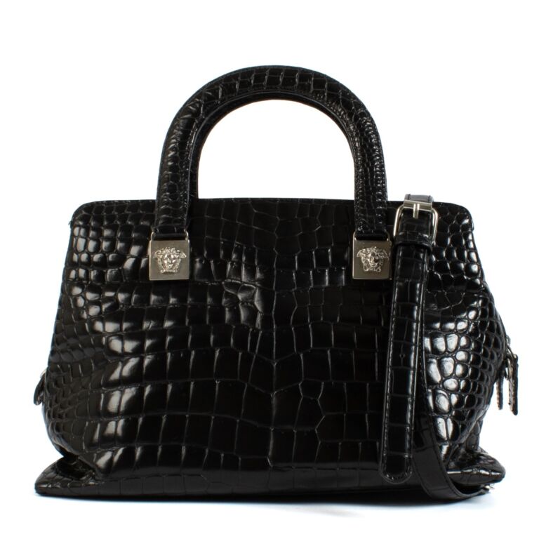 Versace crocodile bag on sale