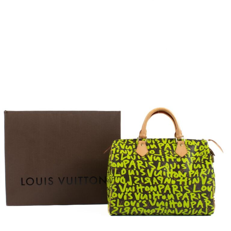 Louis Vuitton Stephen Sprouse Green Graffiti Monogram Speedy