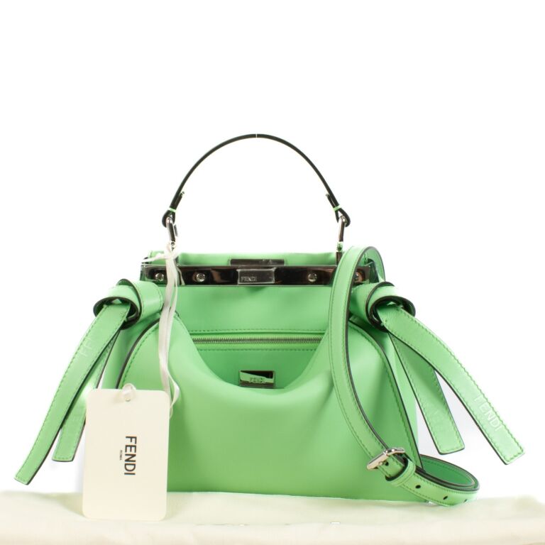 Fendi peekaboo mini green hot sale