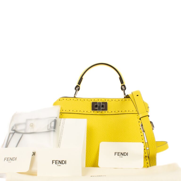 Fendi peekaboo yellow store