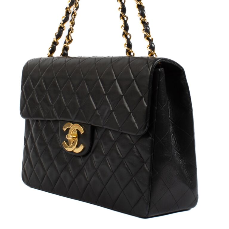 VINTAGE●CHANEL●シャネル ラージクラシックハンドバッグ CHANEL シャネル☆ラージクラシックハンドバッグ☆マトラッセ