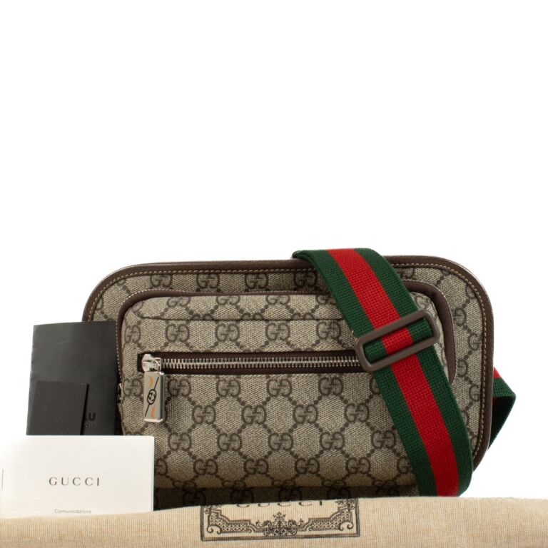 Gucci GG Supreme Canvas Belt Bag Labellov Buy and Sell Authentic Luxury