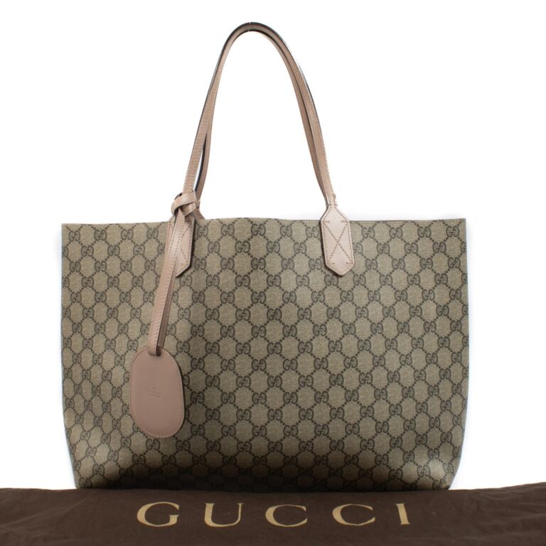 Gucci GG Supreme Reversible Tote Bag ○ Labellov ○ Buy and