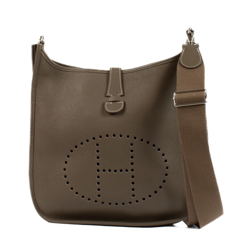 Hermès Evelyne 33 Etoupe Clemence PHW ○ Labellov ○ Buy and