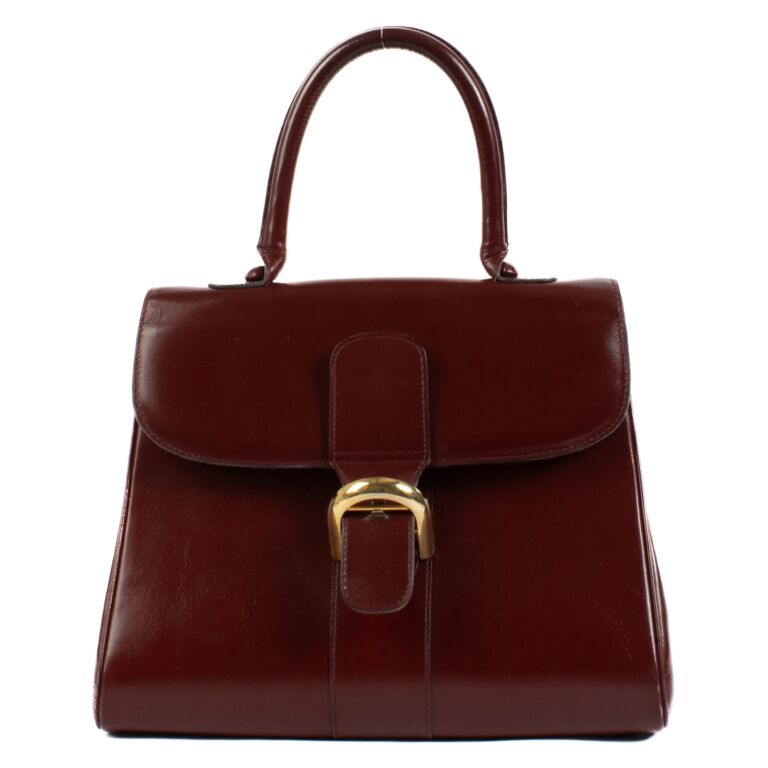 ハンドバッグ DELVAUX Brillant mm box calf camaieux Delvaux Camaïeux Vison Box Calf Brillant MM Magic