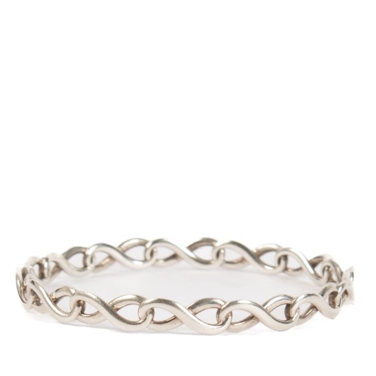 Tiffany infinity bracelet silver hot sale