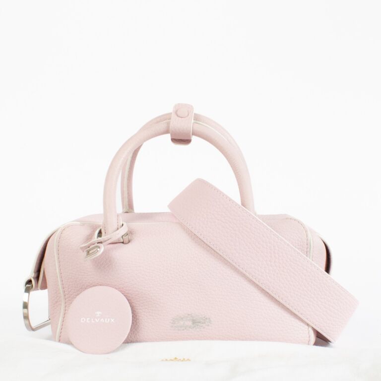 Delvaux Pink Taurillon Soft Top Cool Box Mini Bag ○ Labellov