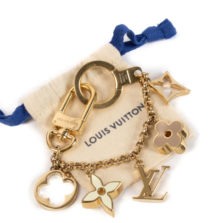 Louis Vuitton Fleur De Monogram Bag Charm Labellov Buy and Sell Authentic Luxury