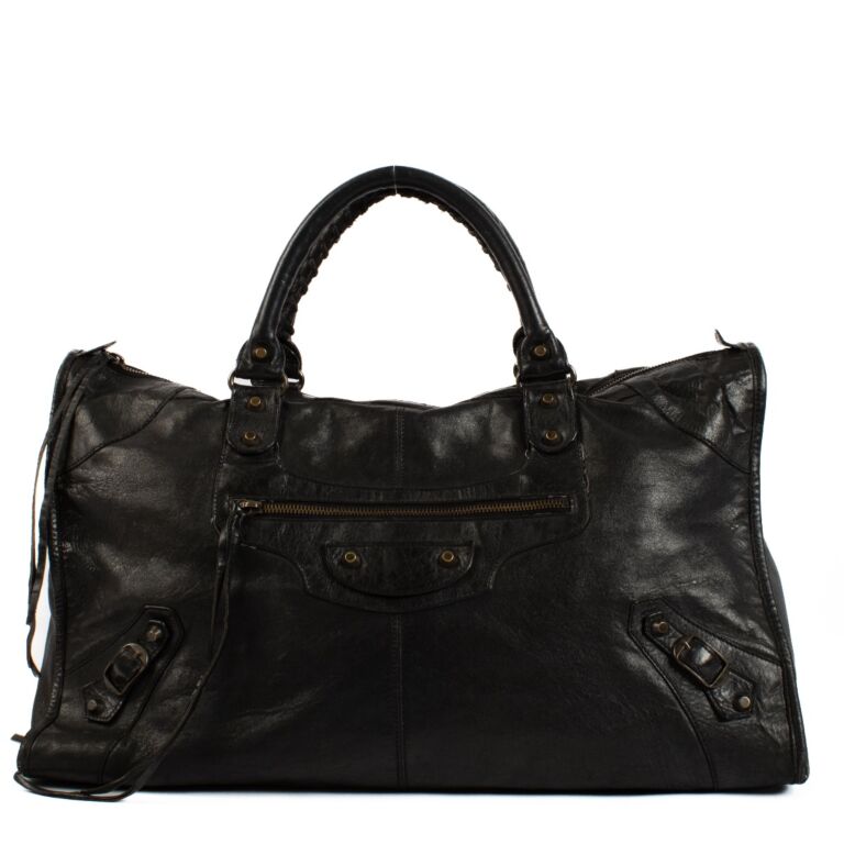 Balenciaga black classic city bag online