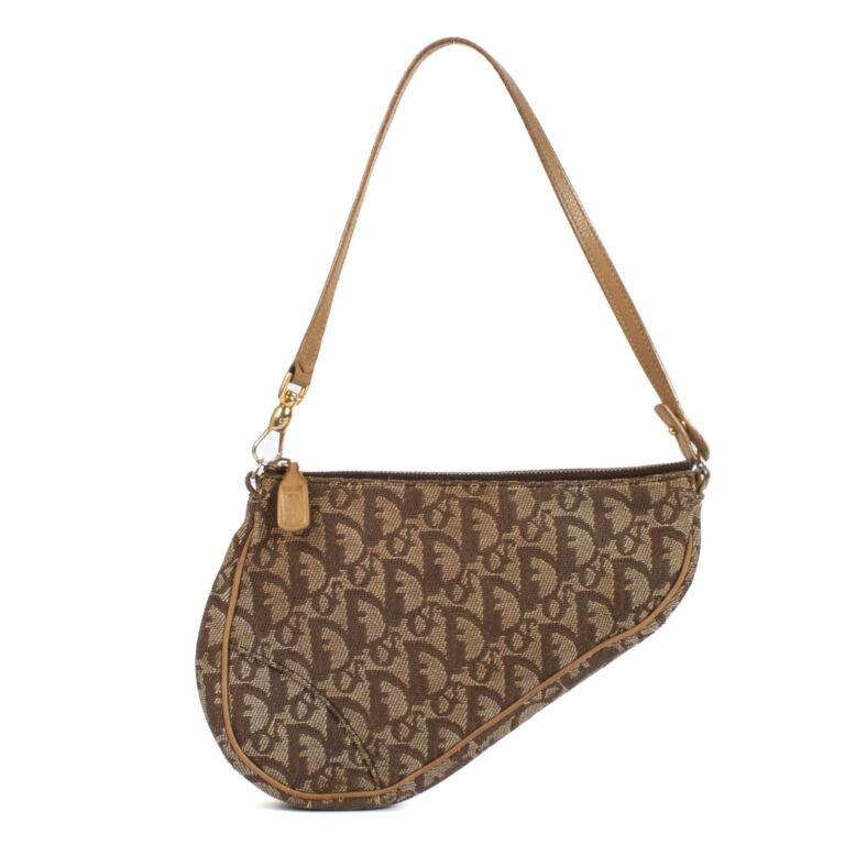 Dior monogram saddle bag best sale