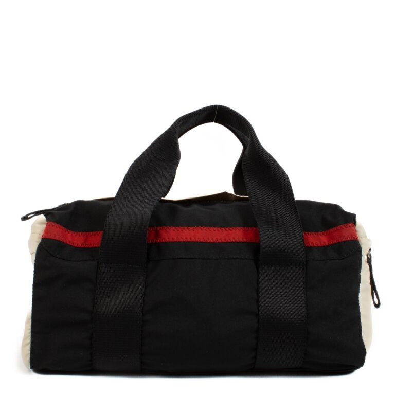 最新のデザイン Prada Multicolor Linea Rossa Boston Bag ○ Labellov ○ Buy バッグ