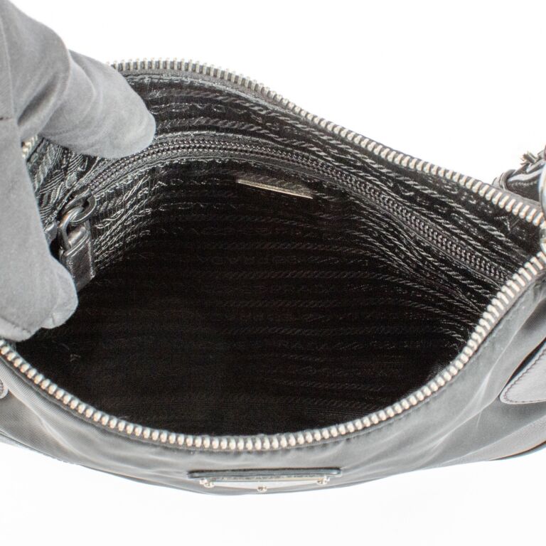 Prada Black Nylon Shoulder Bag ○ Labellov ○ Buy and Sell Prada Black Nylon Shoulder Bag ○ Labellov ○ Buy and Sell
