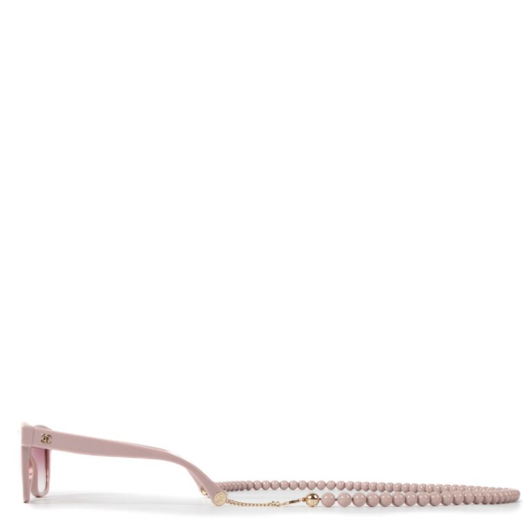 Chanel 5487 Lavender Lila Sunglasses with Chain ○ Labellov