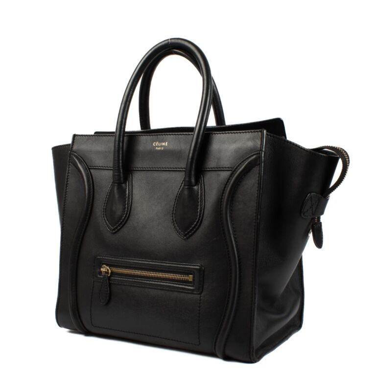 CÉLINE ブラック ミニラゲージ Mini Luggage Céline mini luggage in black – Lady Clara's Collection
