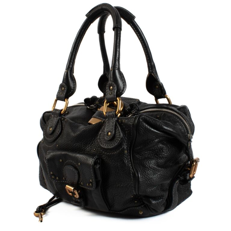 バッグ Chloe Paddington Leather Hand Bag black The Chloé Paddington Bag: Get Early Access
