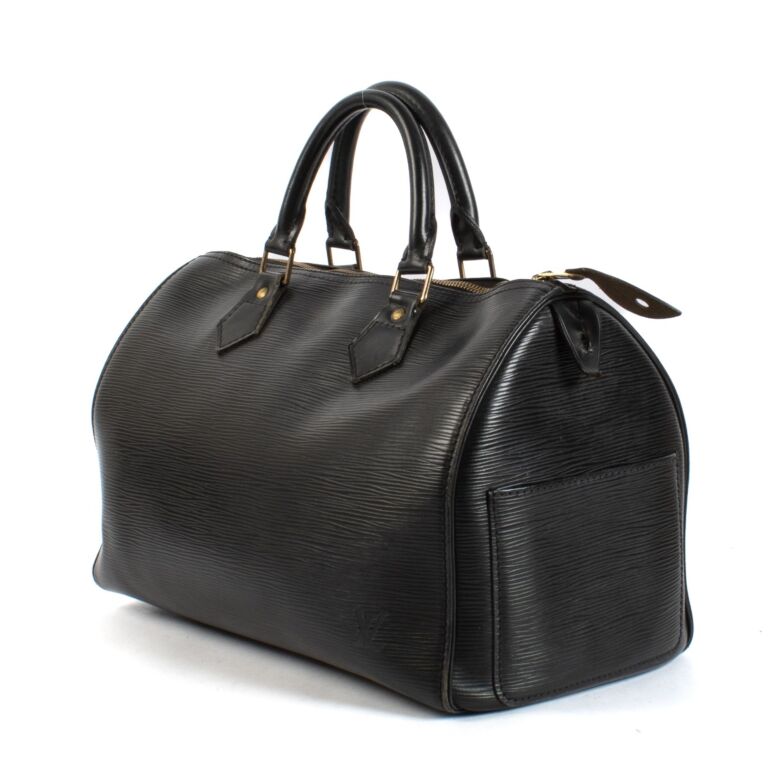 Louis Vuitton Black Epi Leather Speedy 30 ○ Labellov ○ Buy