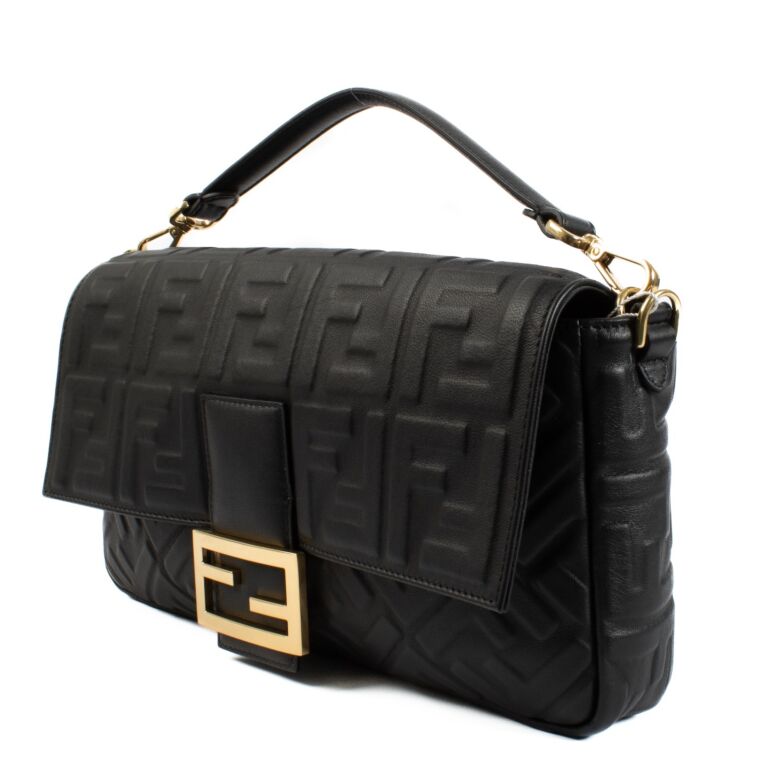 ●PIGMENT●GLOSSY BAGUETTE BAG_BLACK Black Leather Baguette Bag – self-portrait
