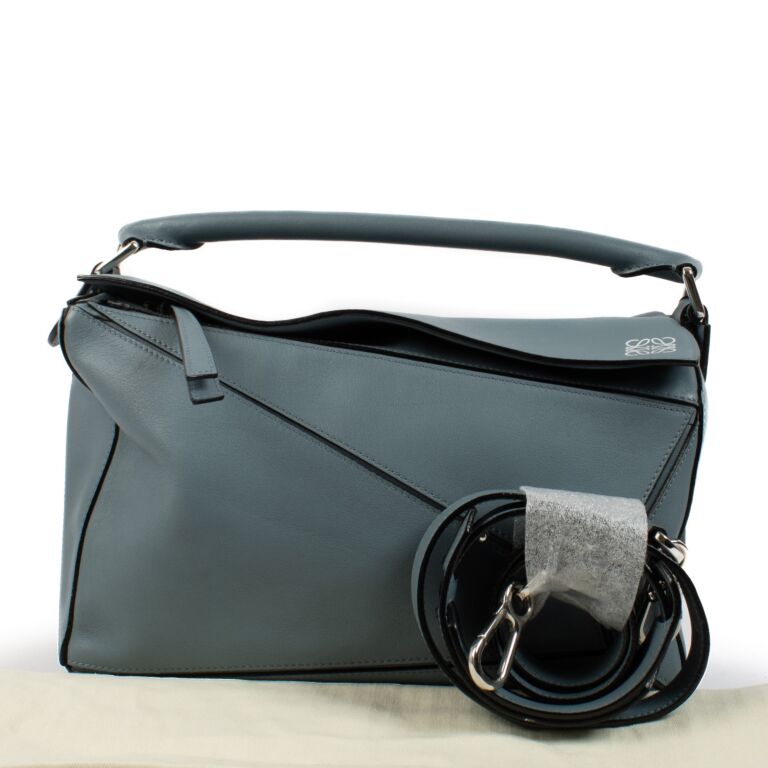 Loewe Ocean Blue Puzzle Shoulder Bag ○ Labellov ○ Buy and
