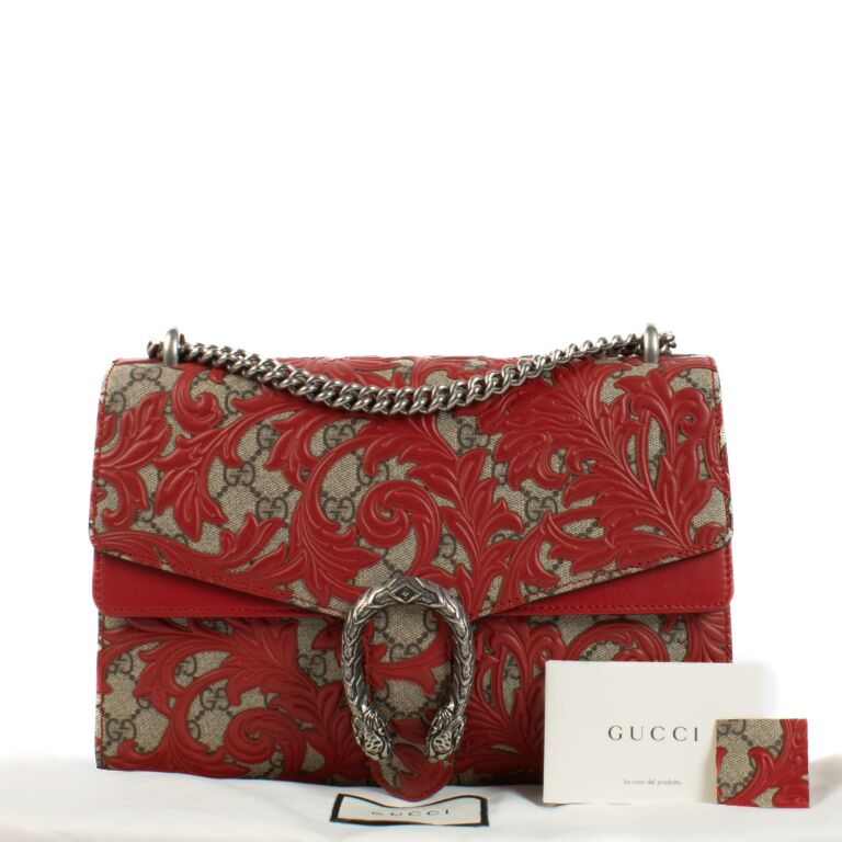 Gucci dionysus medium red new arrivals