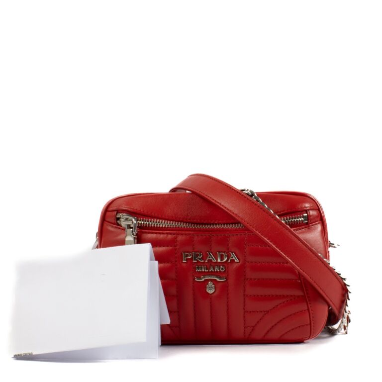 Prada Red Marsupio Crossbody Bum Bag ○ Labellov ○ Buy and