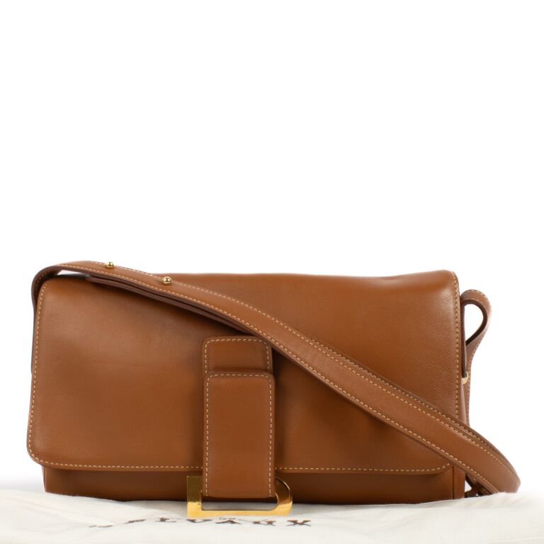 Delvaux Camel Passerelle Shoulder Bag ○ Labellov ○ Buy and