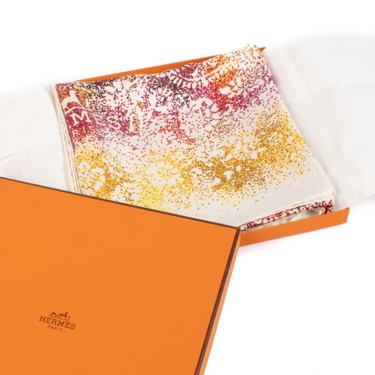 HERMÈS★INDIAN DUST カレ90 エルメス カレ90 INDIAN DUST スカーフ シルク マルチカラー