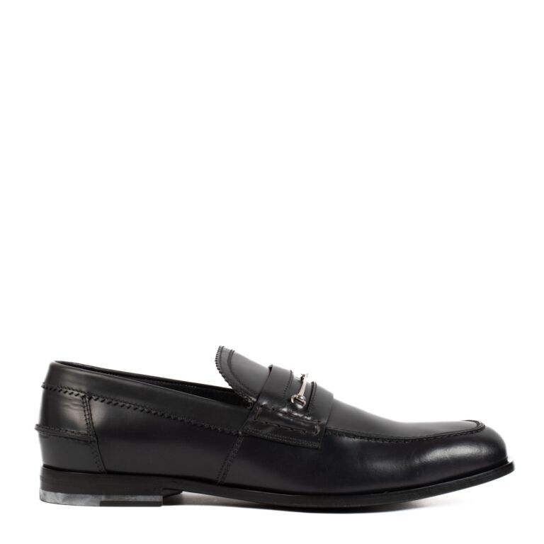 Gucci Black Loafers Size 9 1 2 Labellov Buy and Sell Authentic Luxury