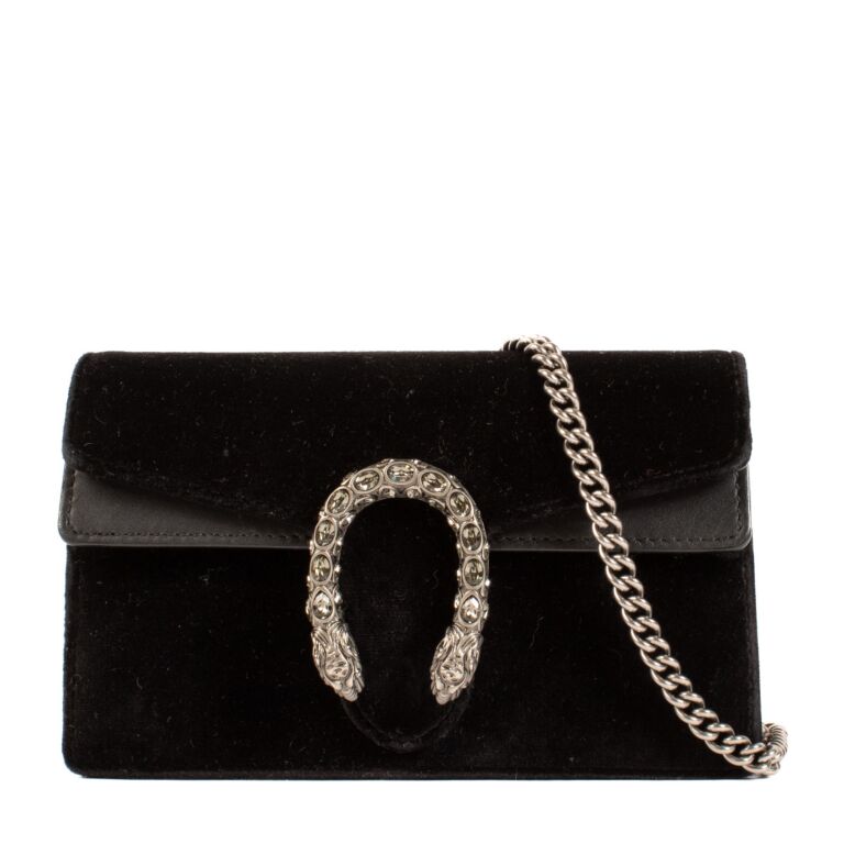 Gucci dionysus velvet black discount
