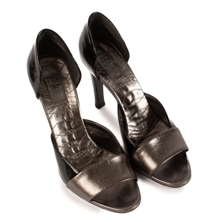 GUCCI Black Rubber Mules Block Heel Slides EU38 | eBay