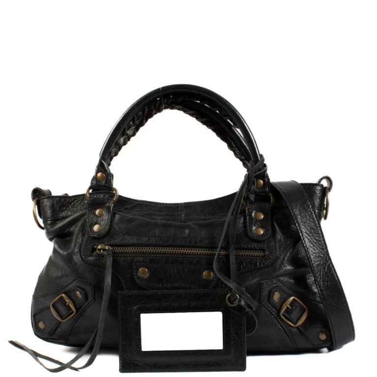 Balenciaga Orange Le dix Shoulder Bag ○ Labellov ○ Buy and