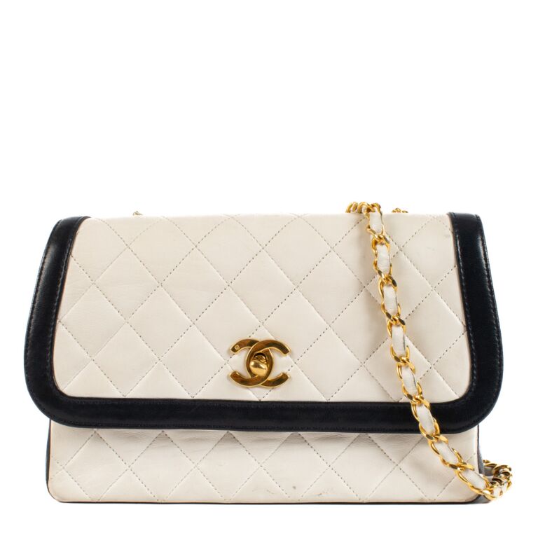 Two tone chanel bag hot sale