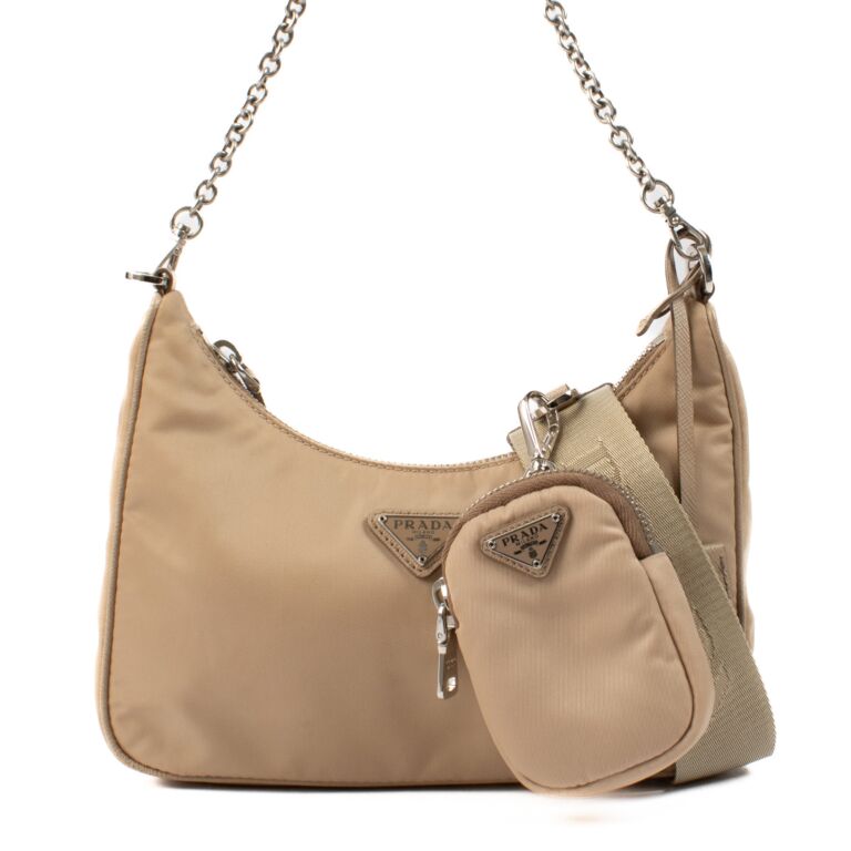 Prada Re-Edition 2005 Re-Nylon bag キャメル 2000-2005 Re-Edition Bags | PRADA