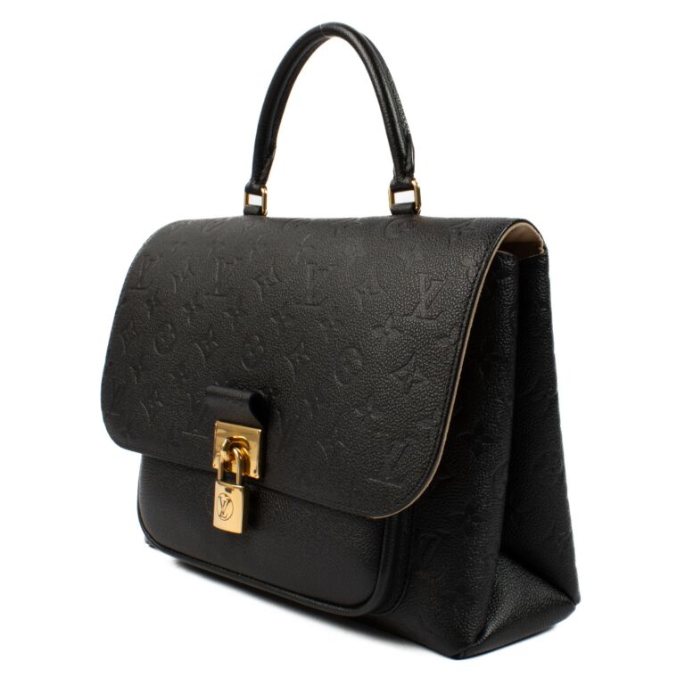 Louis Vuitton Black Monogram Empreinte Marignan Bag