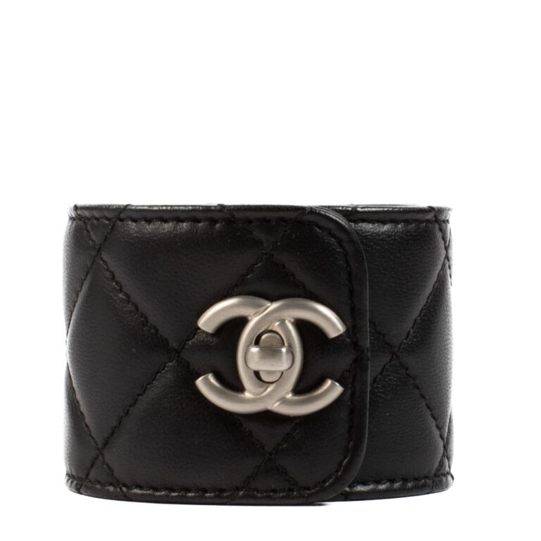 Chanel black bracelet clearance