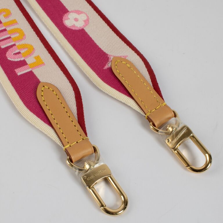 SO RARE! Louis Vuitton Pink Leather Iris Bandouliere Gold